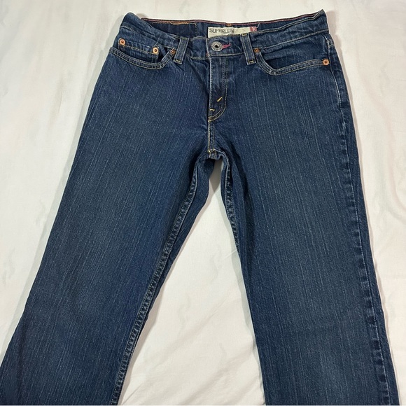 Levi’s Super Low Bootcut Darkwash Jeans - Picture 5 of 6
